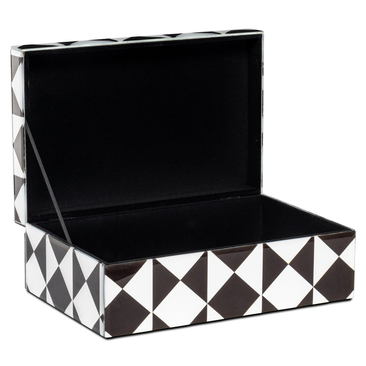 Richmond Möbel Aufbewahrungsbox Silas black/white | 213543