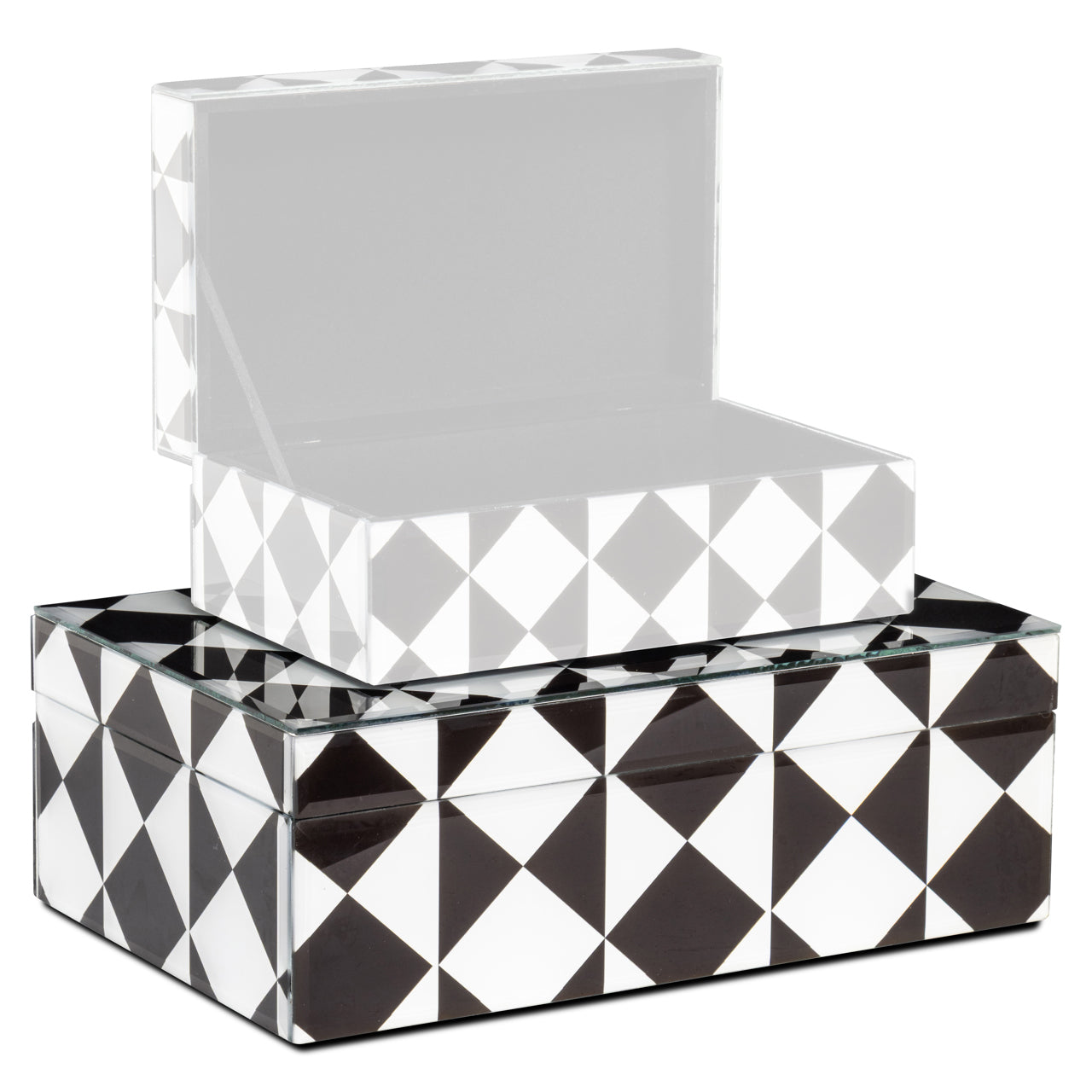 Richmond Möbel | Aufbewahrungsbox Silas | Black-white