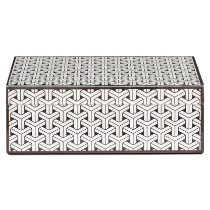 Richmond Möbel Aufbewahrungsbox Feliz black/white | 213545