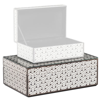 Richmond Möbel Aufbewahrungsbox Feliz black/white | 213545