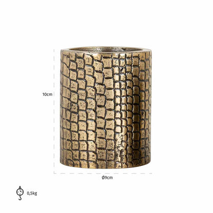 Richmond Möbel | Kerzenhalter Ross | Brushed gold