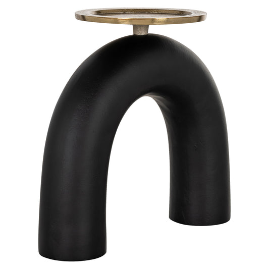 Richmond Möbel Kerzenhalter Livi black/gold | 211450