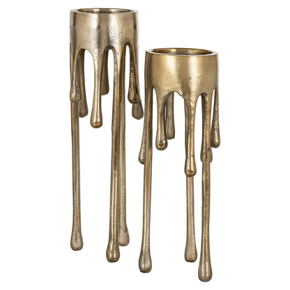 Richmond Möbel | Kerzenhalter Lorin | Brushed-gold