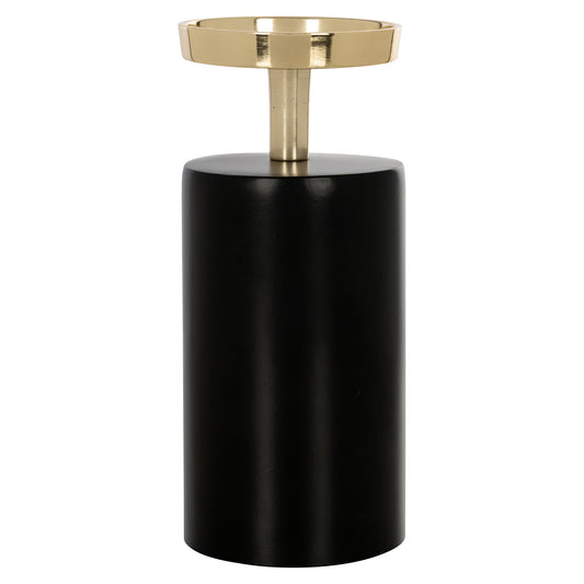 Richmond Möbel Kerzenhalter Caya black/gold | 211584