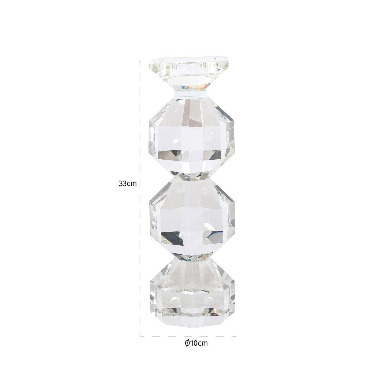 Richmond Möbel | Kerzenhalter Safia | Clear-transparent