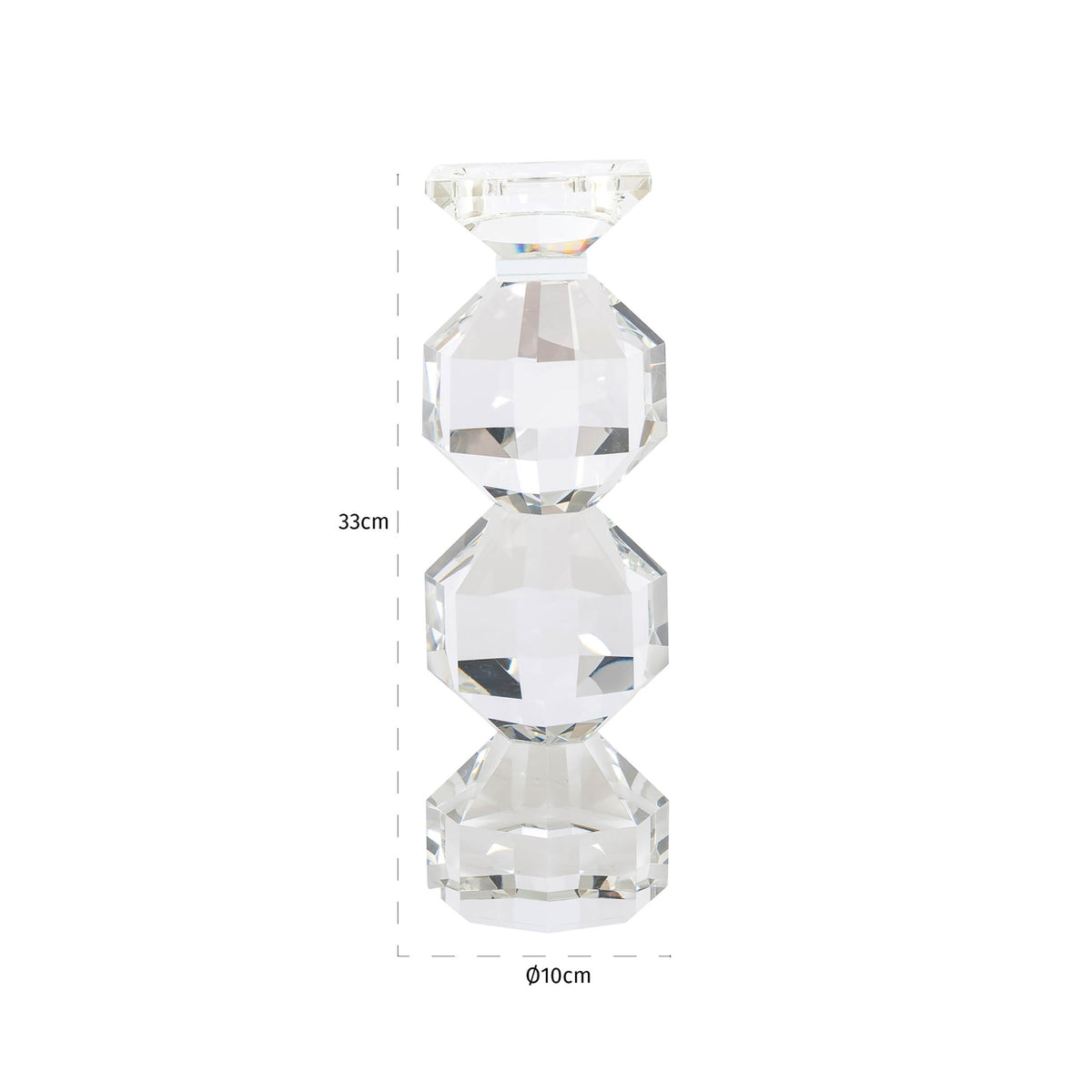 Richmond Möbel Kerzenhalter Safia clear transparent | 212945