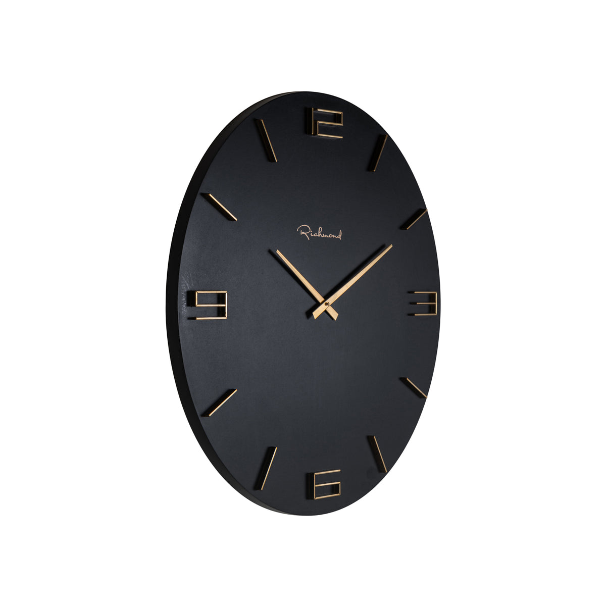 Richmond Möbel Uhr Byram black/gold | 211149