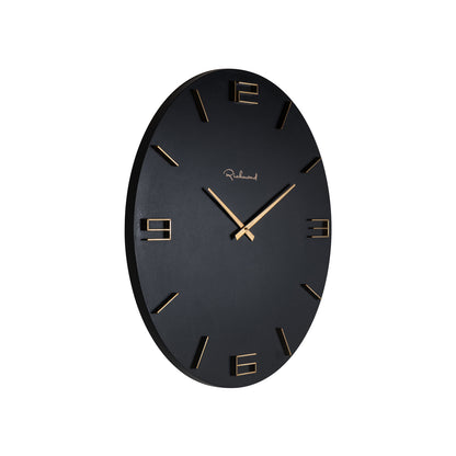 Richmond Möbel Uhr Byram black/gold | 211149