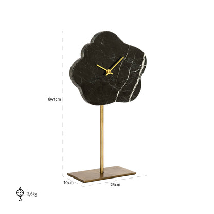 Richmond Möbel | Uhr Bram | Black-gold