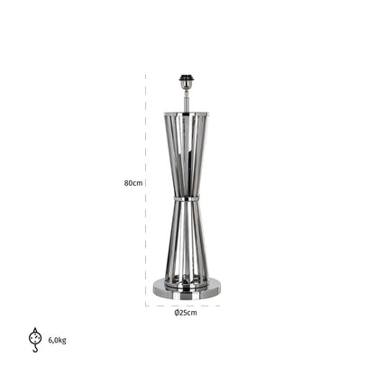 Richmond Möbel | Tischlampe Jaina | Silber