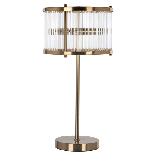 Richmond Möbel | Tischlampe Loiza | Brushed-gold