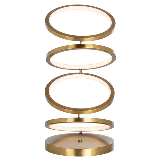 Richmond Möbel | Tischlampe Jaimin | Brushed-gold