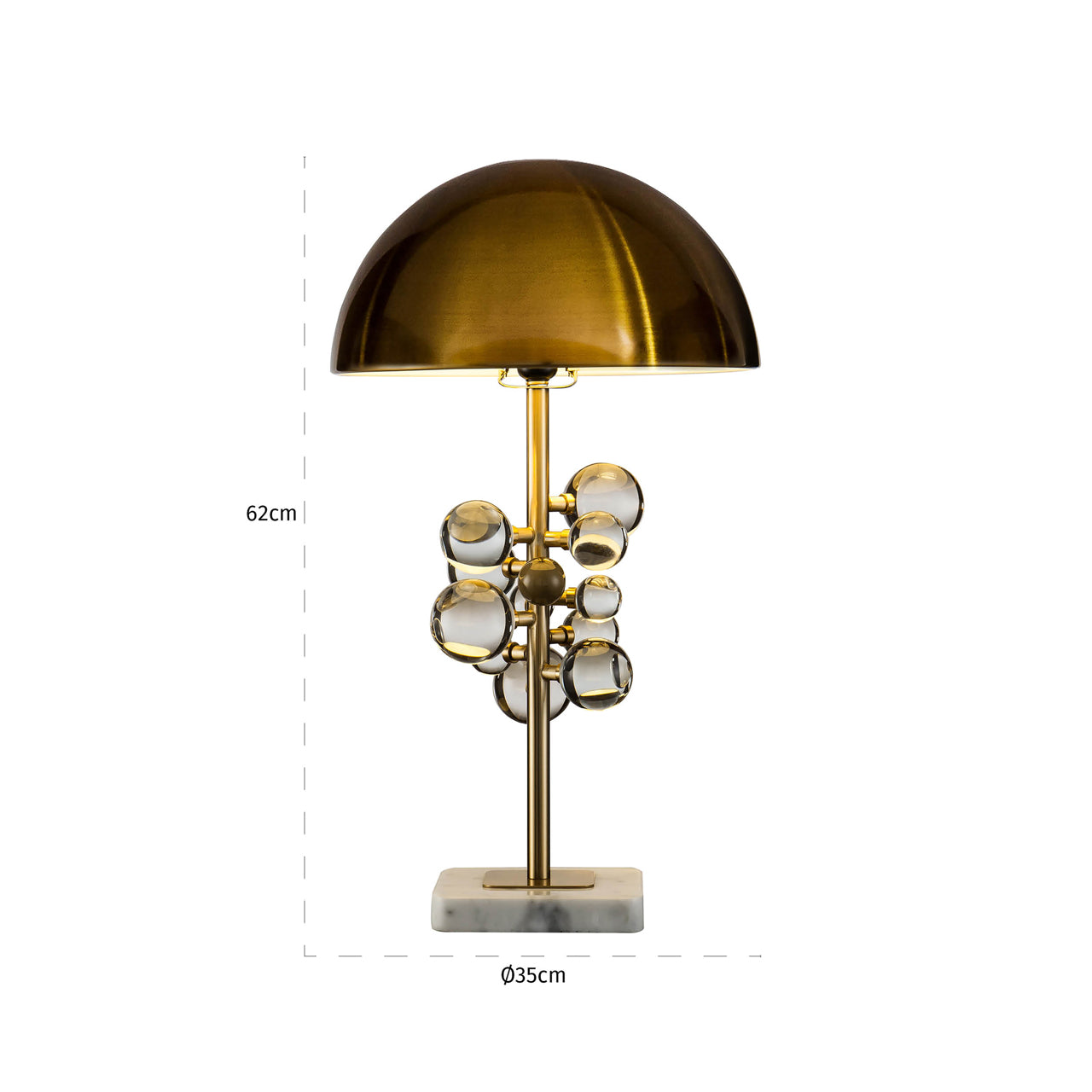 Richmond Möbel | Tischlampe Bela | Bronze