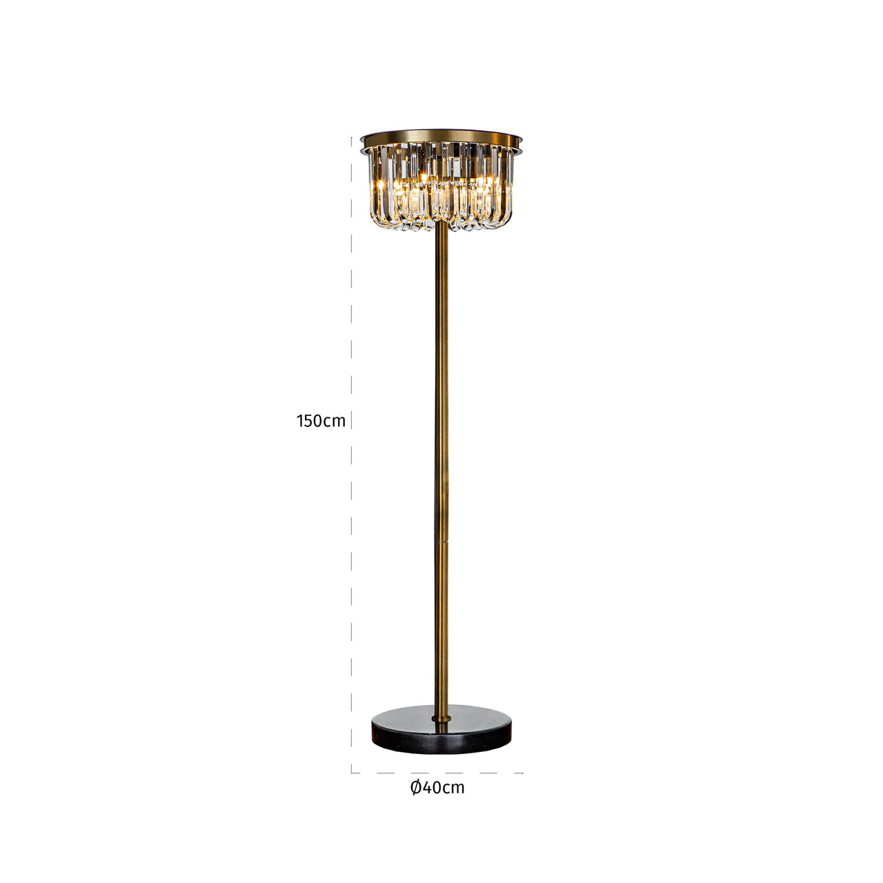 Richmond Möbel | Stehlampe Dagmar | Black