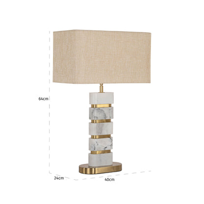Richmond Möbel | Tischlampe Lenore | Gold