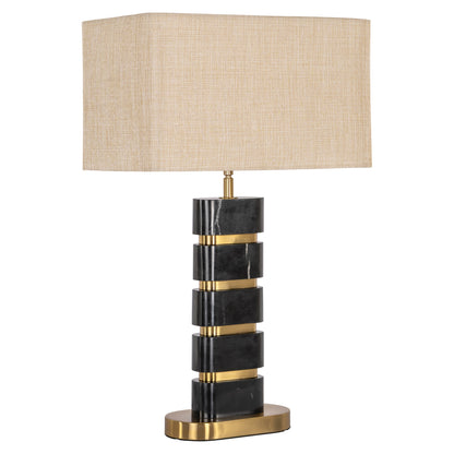 Richmond Möbel | Tischlampe Levina | Black-gold