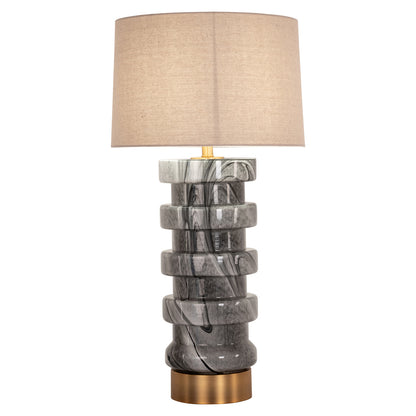 Richmond Möbel | Tischlampe Jaylee | Black-white