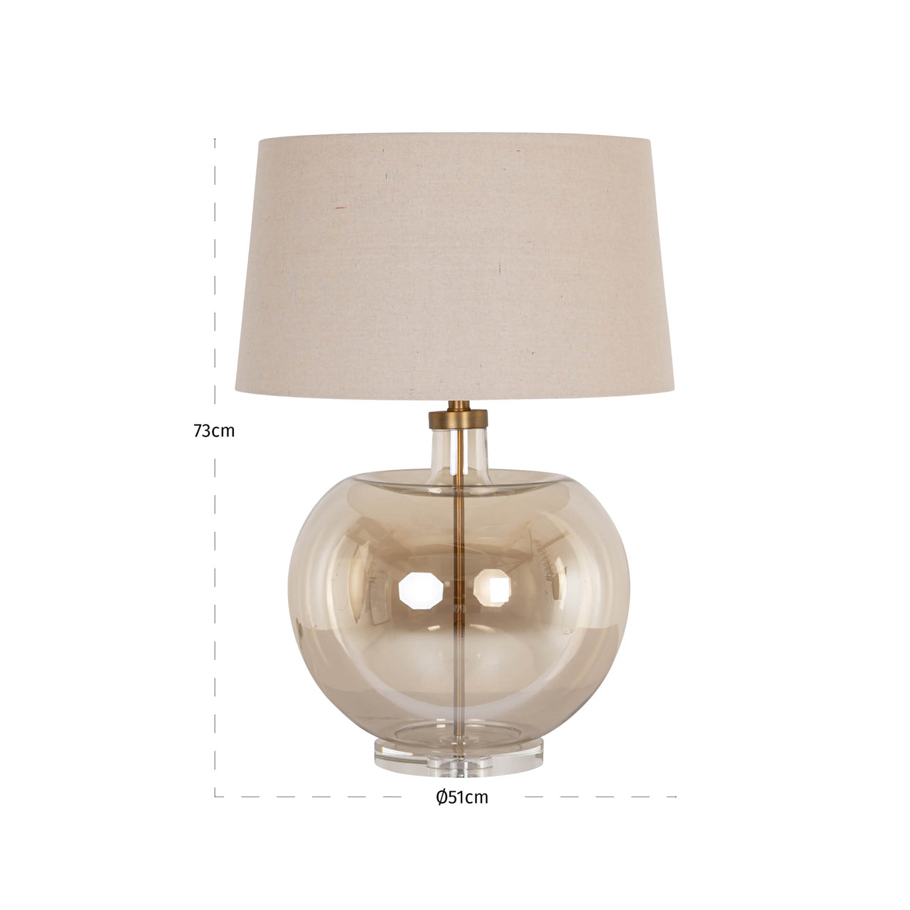 Richmond Möbel | Tischlampe Jazzy | Amber