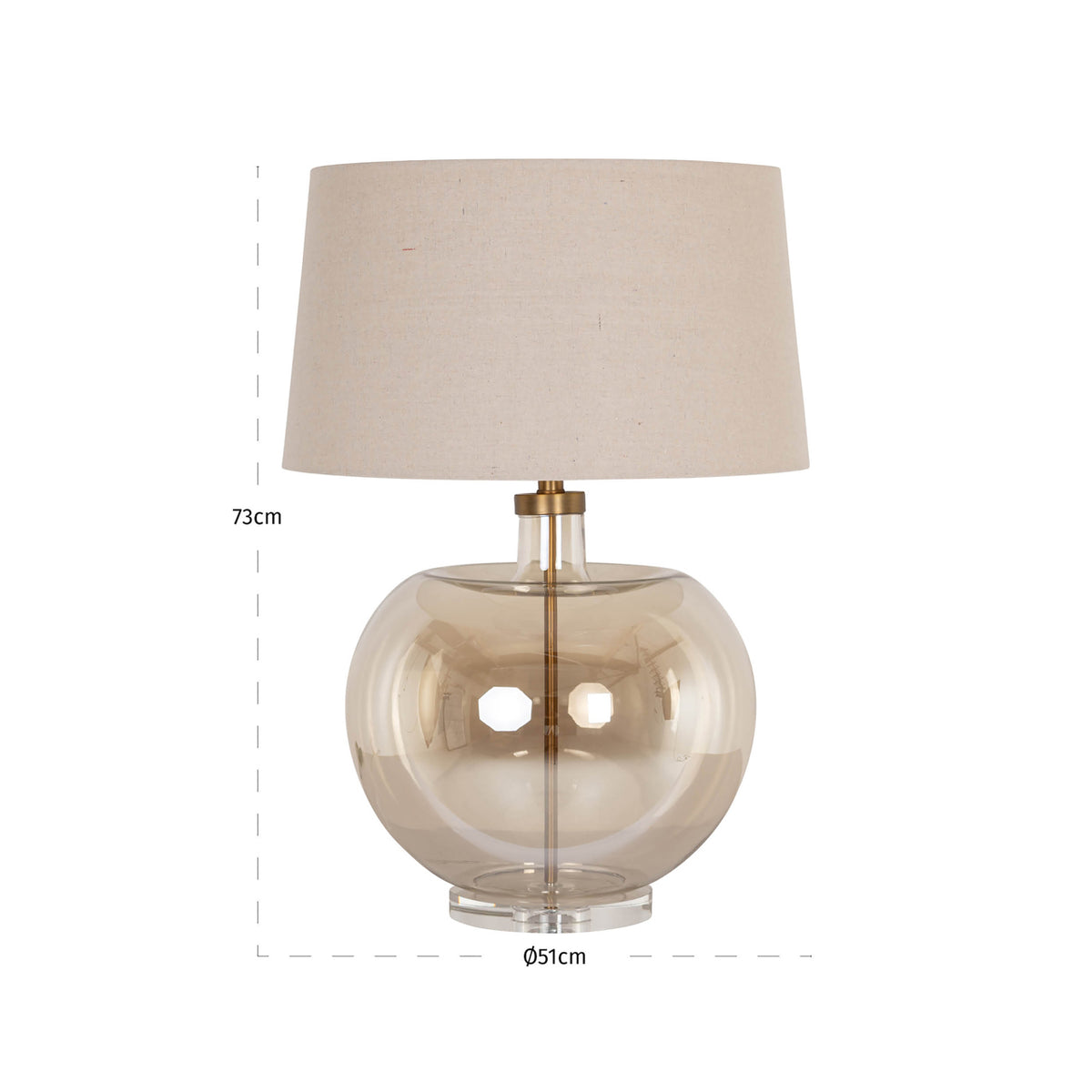 Richmond Möbel Tischlampe Jazzy amber | 213390