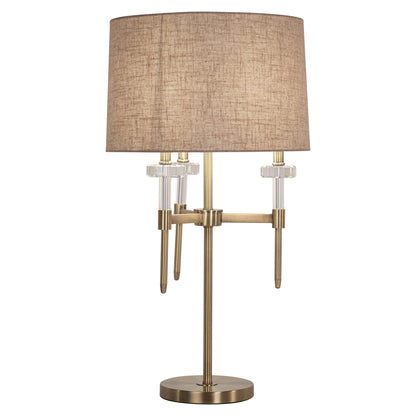 Richmond Möbel Tischlampe Josie brushed gold | 213391