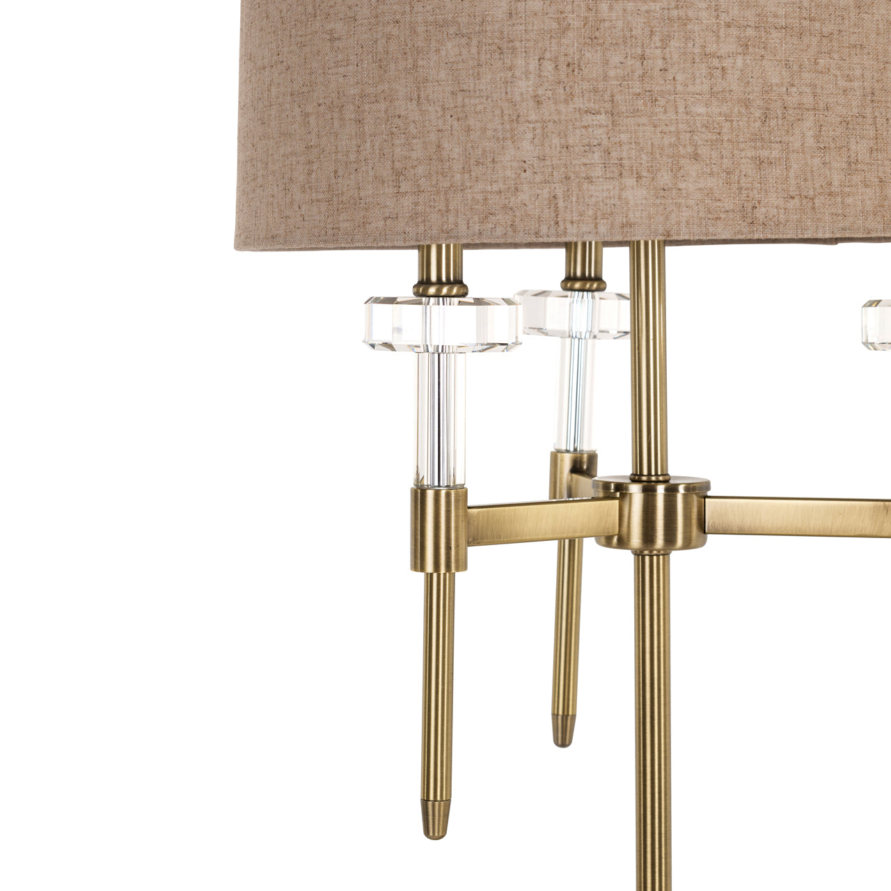 Richmond Möbel | Tischlampe Josie | Brushed-gold