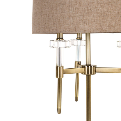 Richmond Möbel | Tischlampe Josie | Brushed-gold