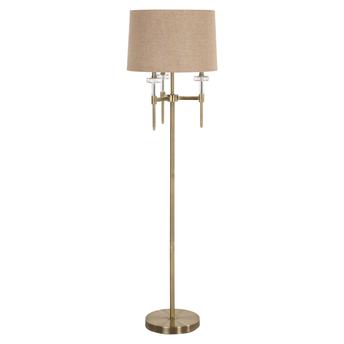 Richmond Möbel Stehlampe Josie brushed gold | 213392