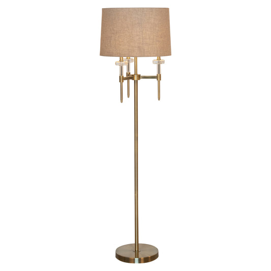 Richmond Möbel | Stehlampe Josie | Brushed-gold