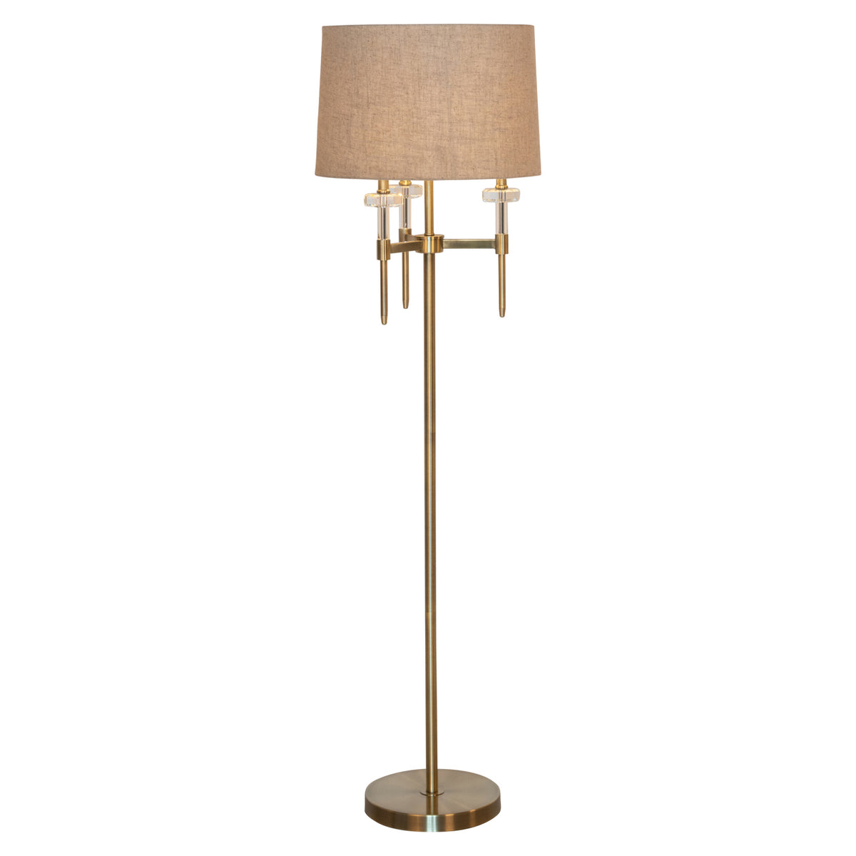 Richmond Möbel Stehlampe Josie brushed gold | 213392