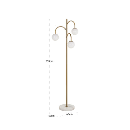 Richmond Möbel | Stehlampe Janou | Gold