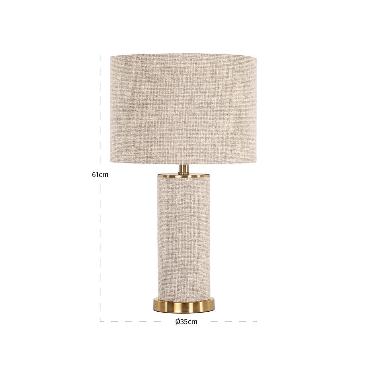Richmond Möbel | Tischlampe Joline | Beige