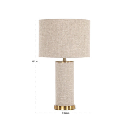 Richmond Möbel | Tischlampe Joline | Beige