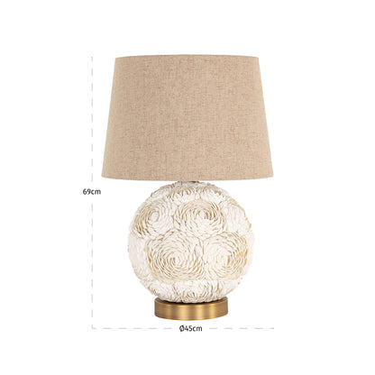 Richmond Möbel | Tischlampe Jamie | White