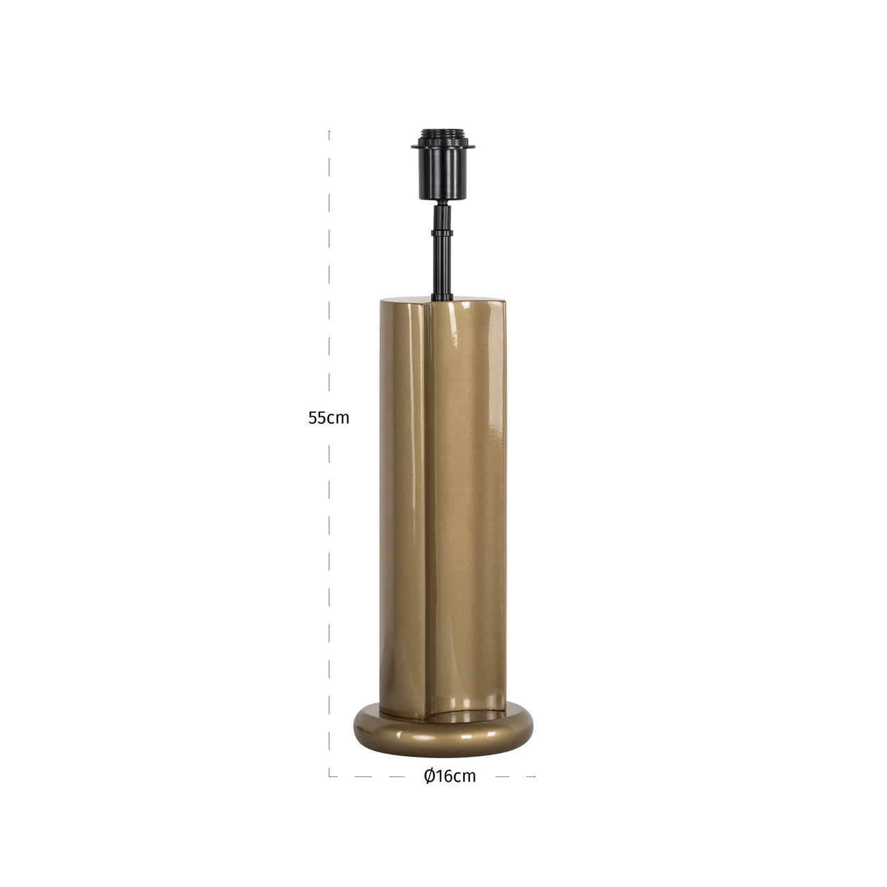 Richmond Möbel | Tischlampe Jessly | Gold