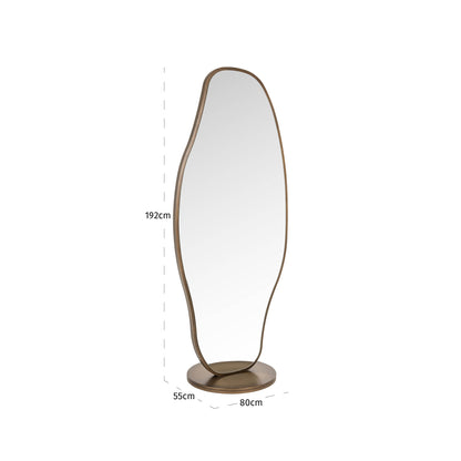 Richmond Möbel | Spiegel Jalyce | Brushed-gold