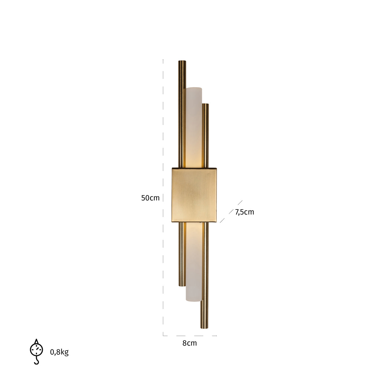 Richmond Möbel | Wandlampe Mylas | Gold