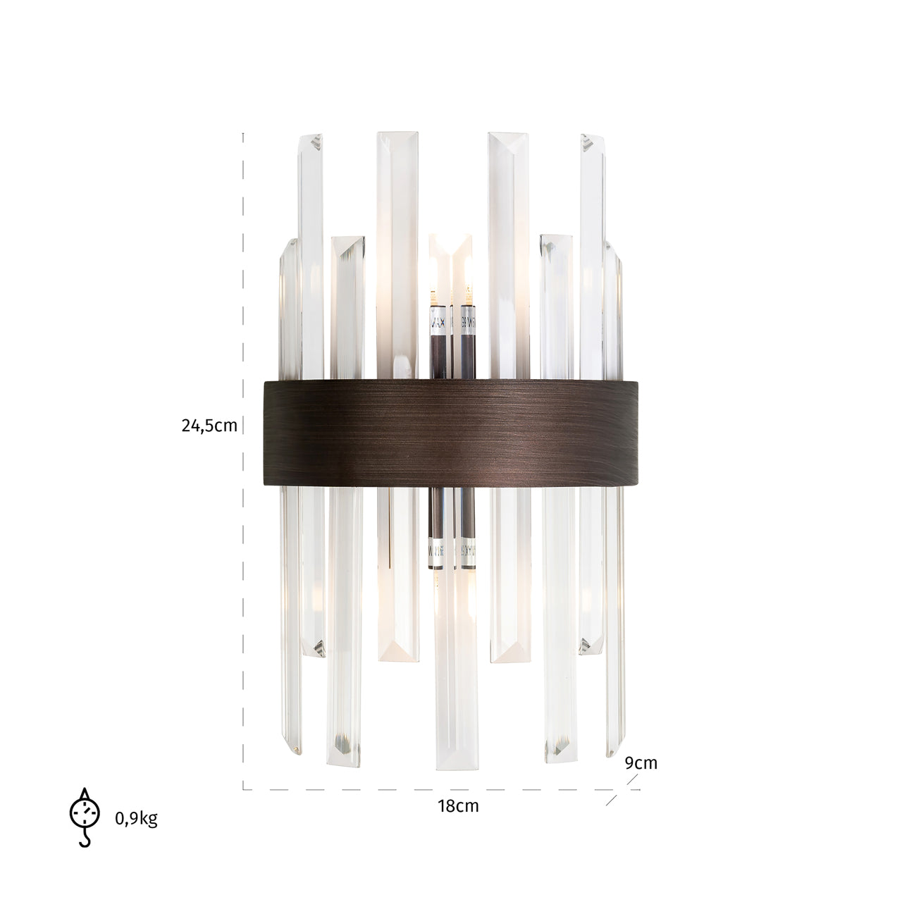 Richmond Möbel | Wandlampe Avan | Bronze