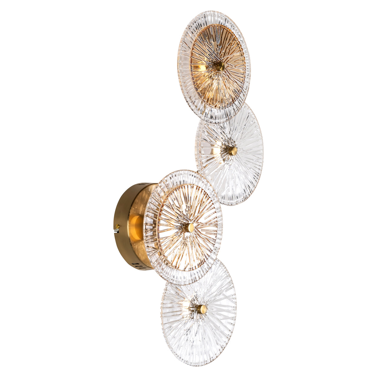 Richmond Möbel | Wandlampe Linzi | Brushed-gold
