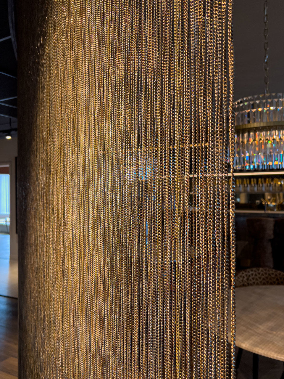 Richmond Möbel Dekoratives Objekt Curtain chain gold | 213769