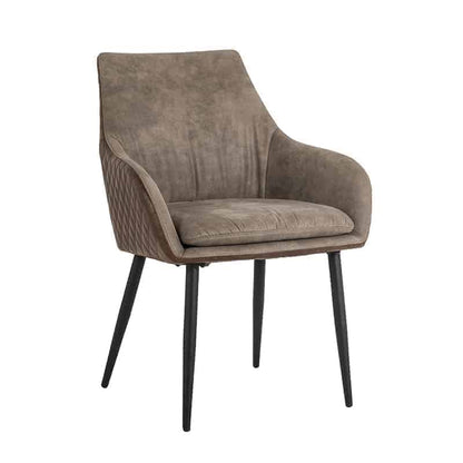 Richmond Möbel | Stuhl Chrissy aus Leder | Braun