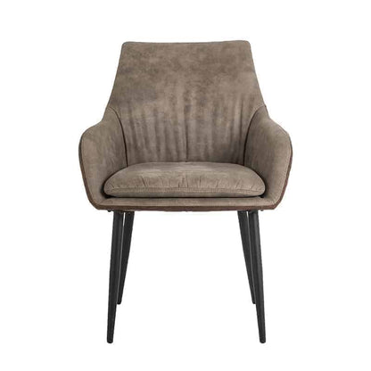 Richmond Möbel | Stuhl Chrissy aus Leder | Braun