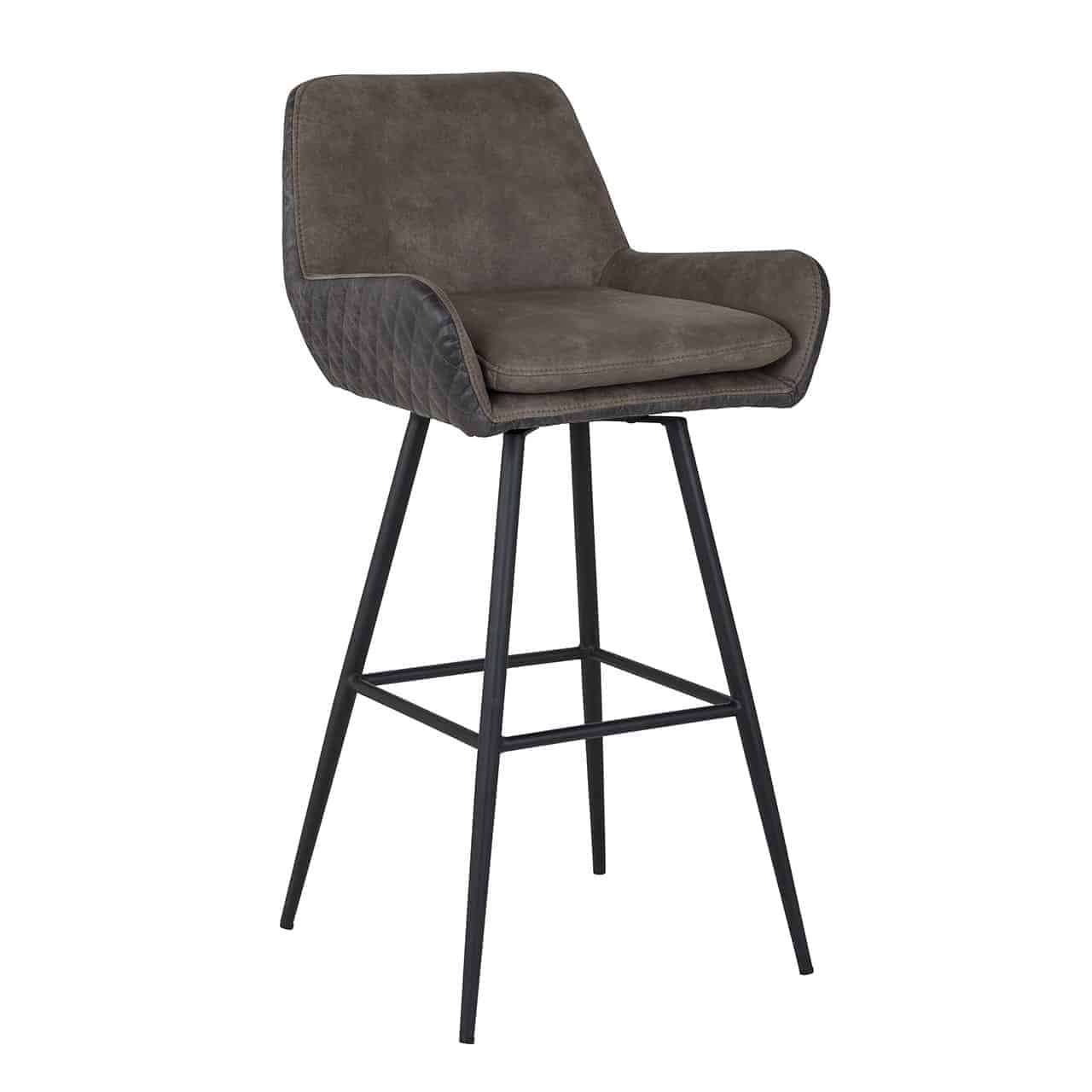 Richmond Möbel | Barhocker Linsey zum drehen | Braun