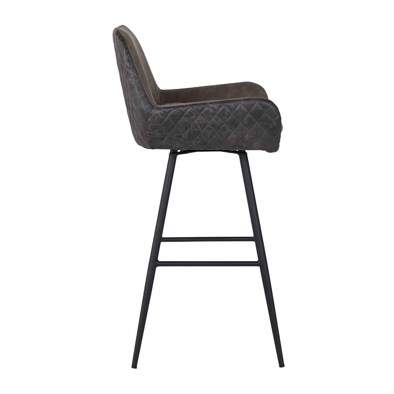 Richmond Möbel | Barhocker Linsey zum drehen | Braun