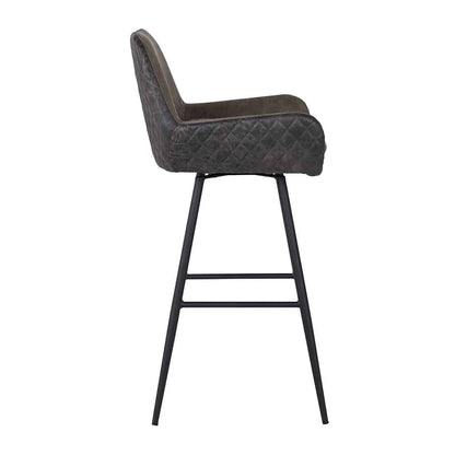 Richmond Möbel | Barhocker Linsey zum drehen | Braun