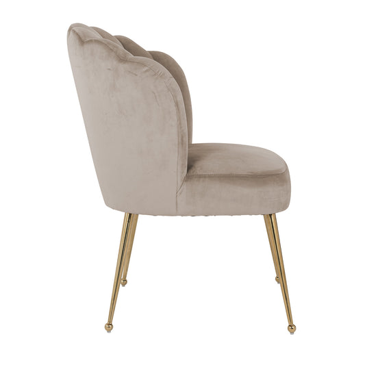 Richmond Möbel | Esszimmerstuhl Pippa | Khaki-velvet