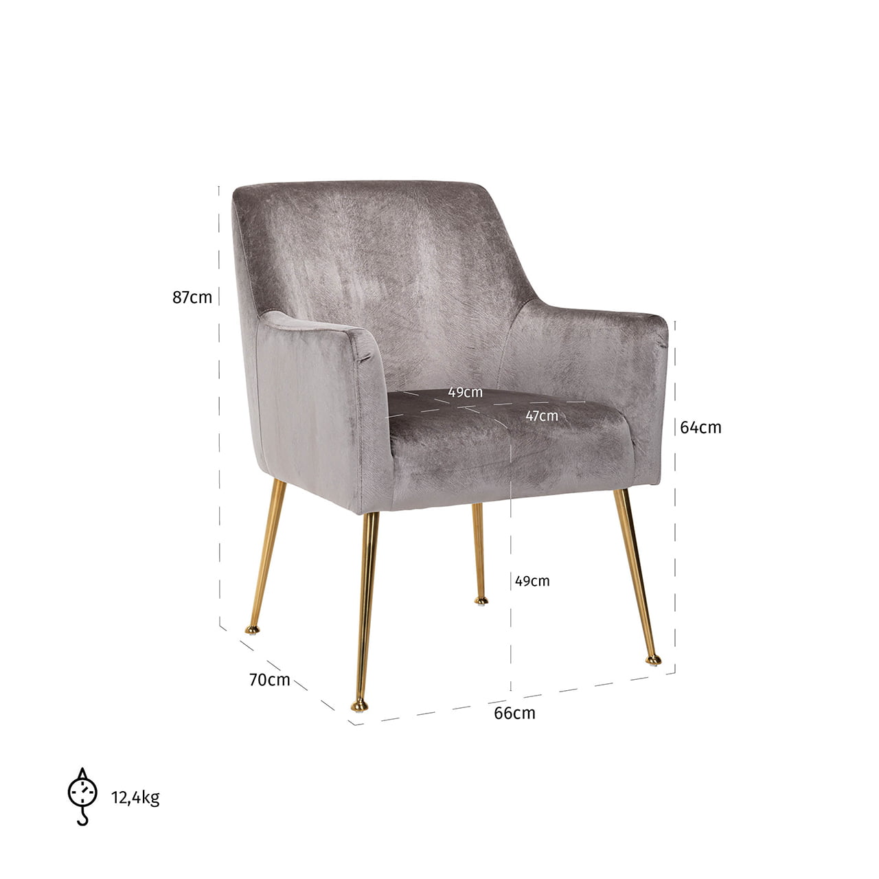 Richmond Möbel | Stuhl Harper | Stone Feather