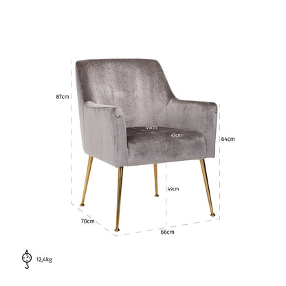 Richmond Möbel | Stuhl Harper | Stone Feather