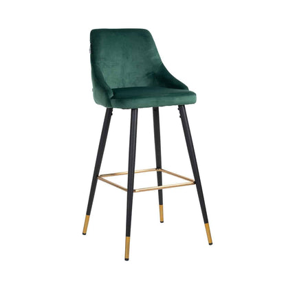 Richmond Möbel | Barhocker Imani aus Samt | Grün