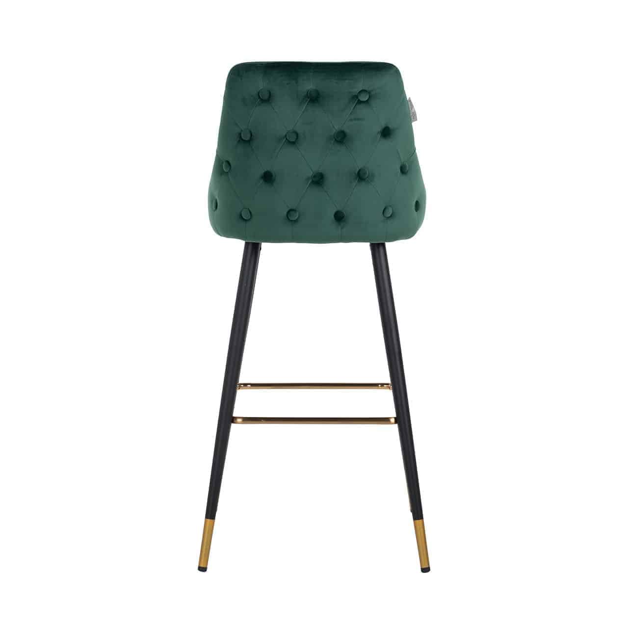 Richmond Möbel | Barhocker Imani aus Samt | Grün