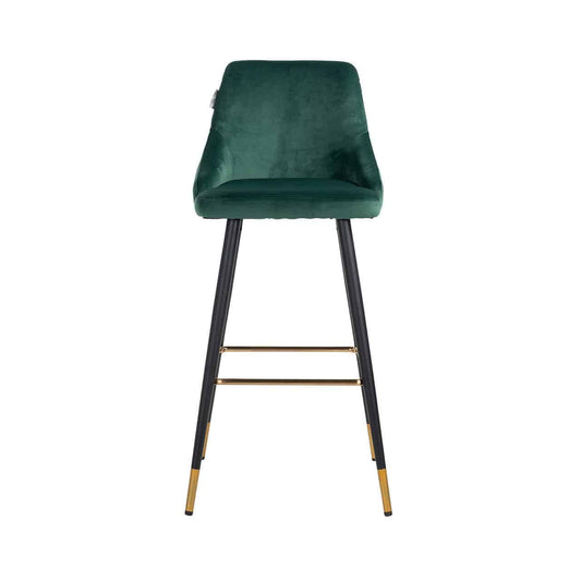 Richmond Möbel | Barhocker Imani aus Samt | Grün